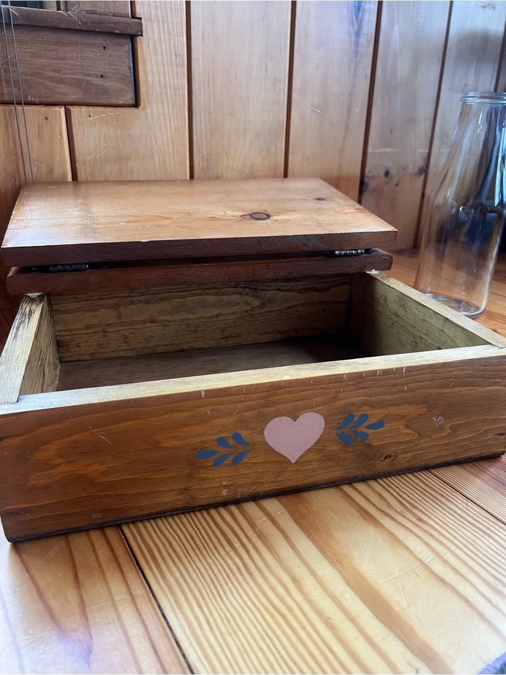WOODEN LAP DESK/trinket/ JEWELRY BOX,PENCIL BOX, Very Unique, primitive